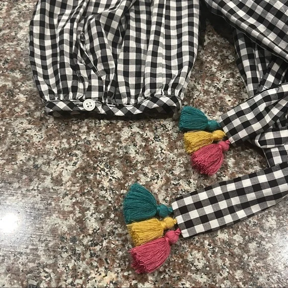 Madewell - Smocked Gingham Top - Picture 7 of 9